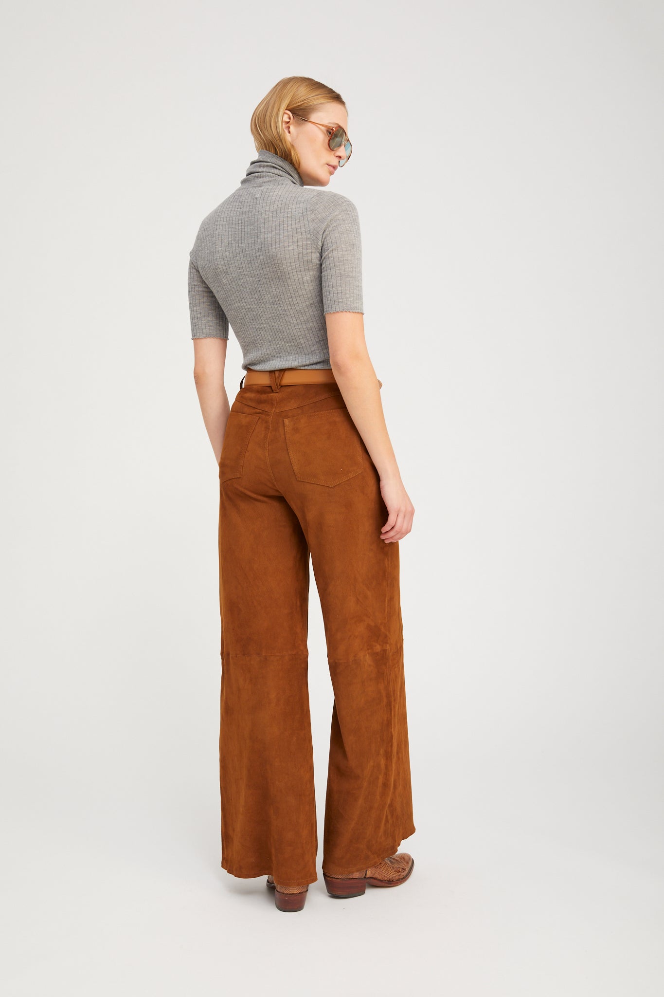Grey Cashmere Turtleneck