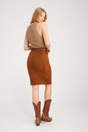Vintage Brown Pointelle Tank