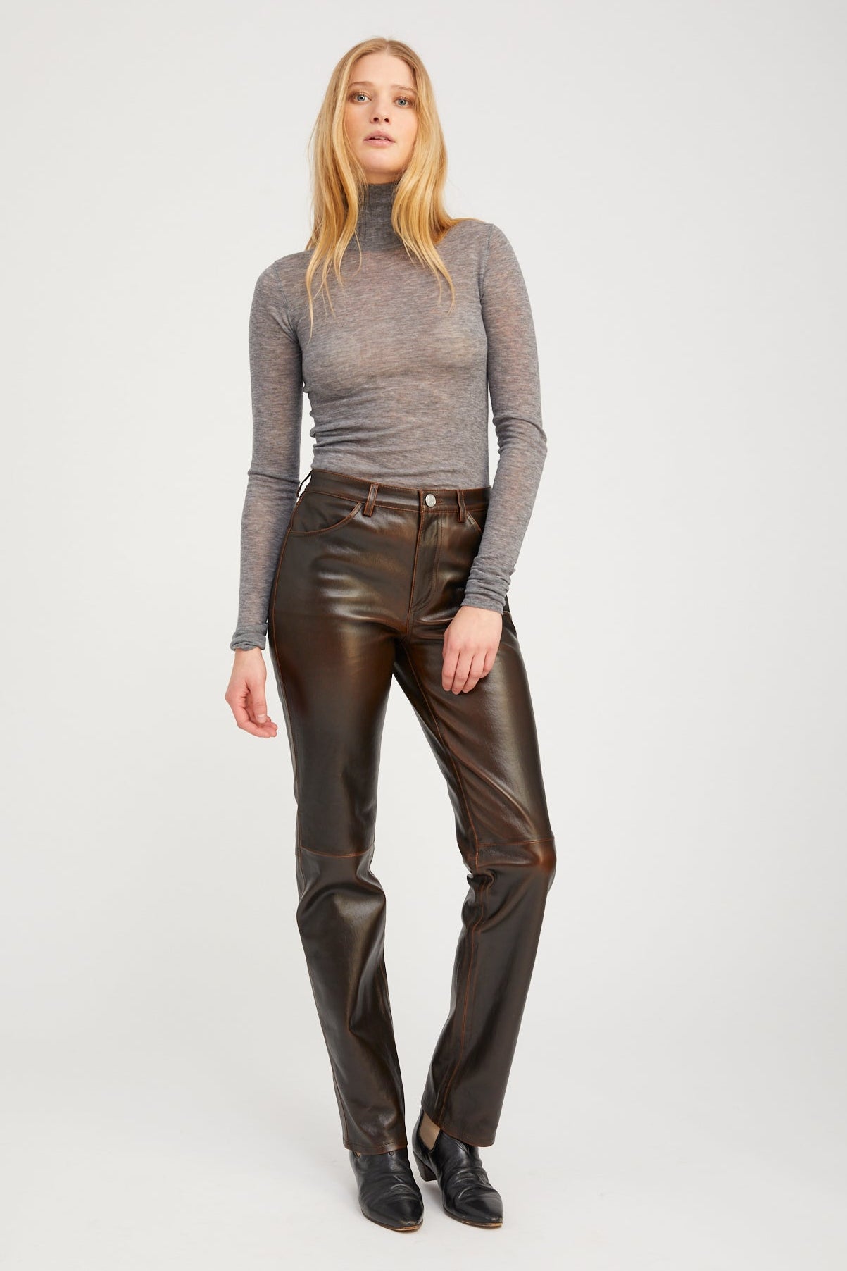Tissue Mock Neck