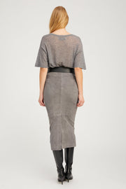 Grey Tissue Cashmere Tee