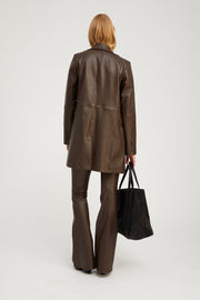 Leather Brigitte Blazer