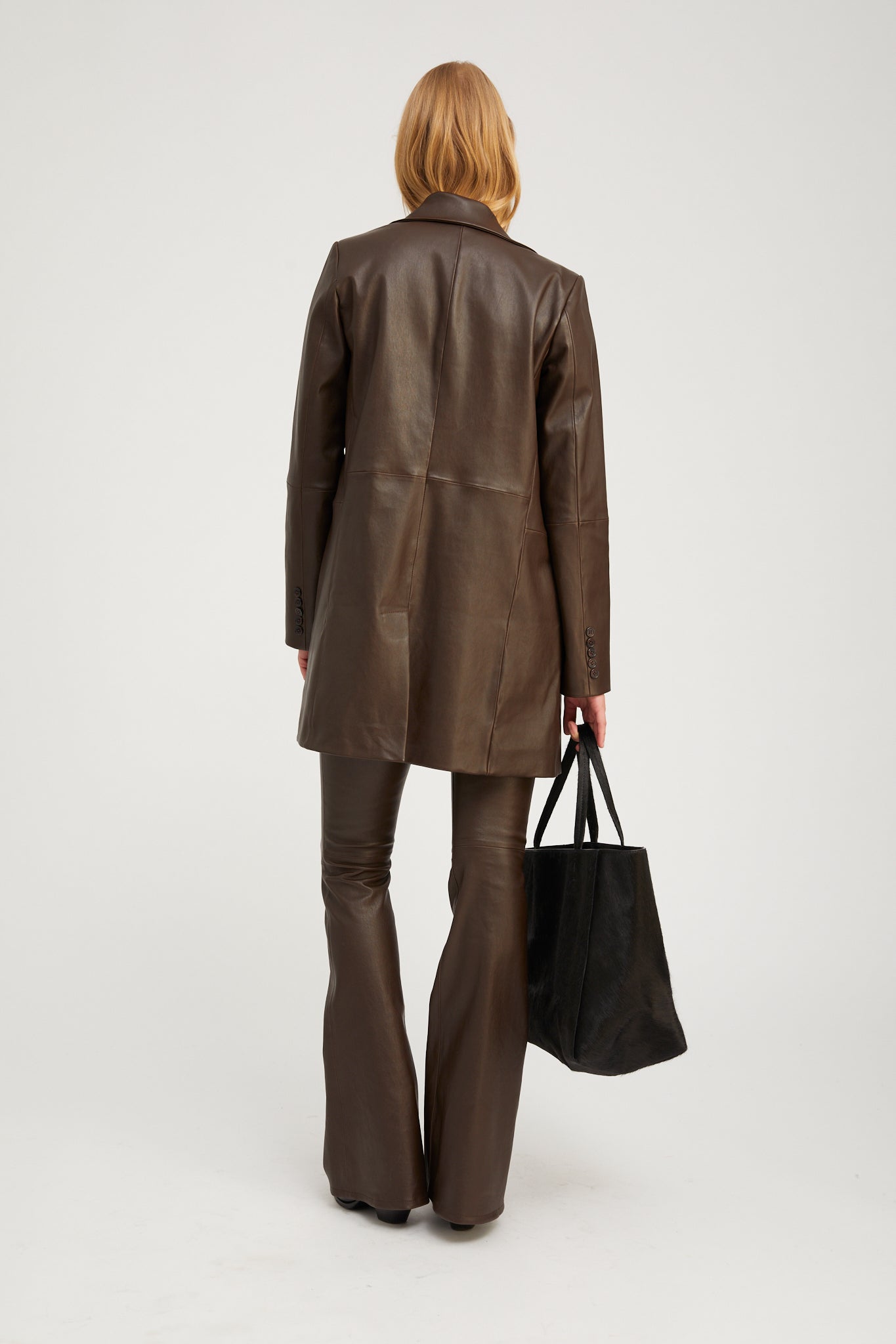 Leather Brigitte Blazer