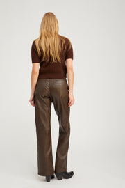Leather Carpenter Pants