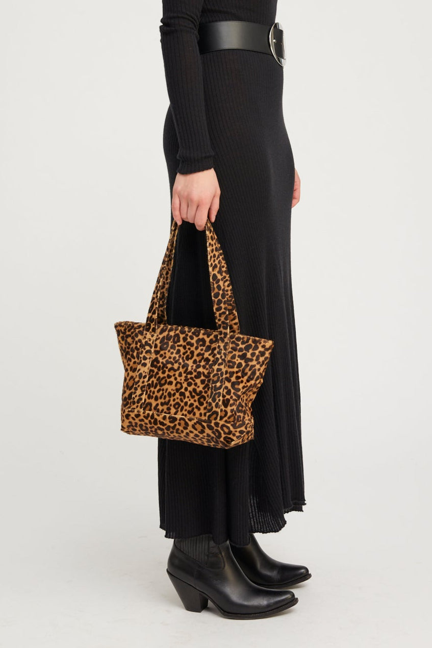 Leopard Pony Hair Rai Bag
