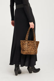 Leopard Pony Hair Rai Bag