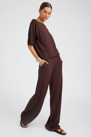 Cashmere Wide Leg Pants