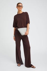 Grey Le Panier Clutch