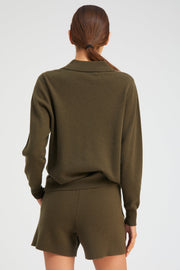 Cashmere Polo Sweater