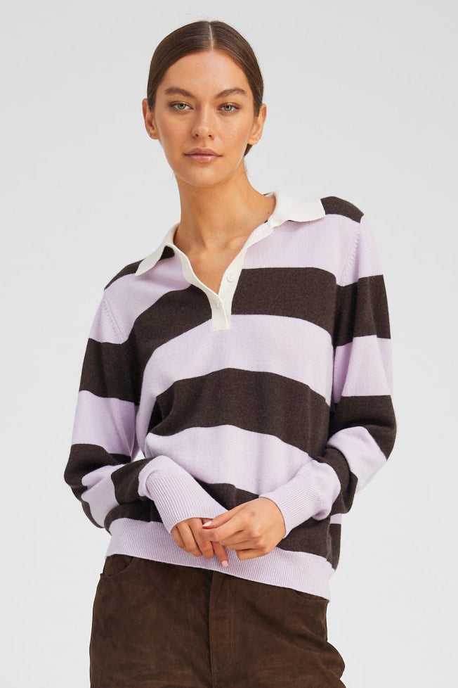 Cashmere Polo Sweater