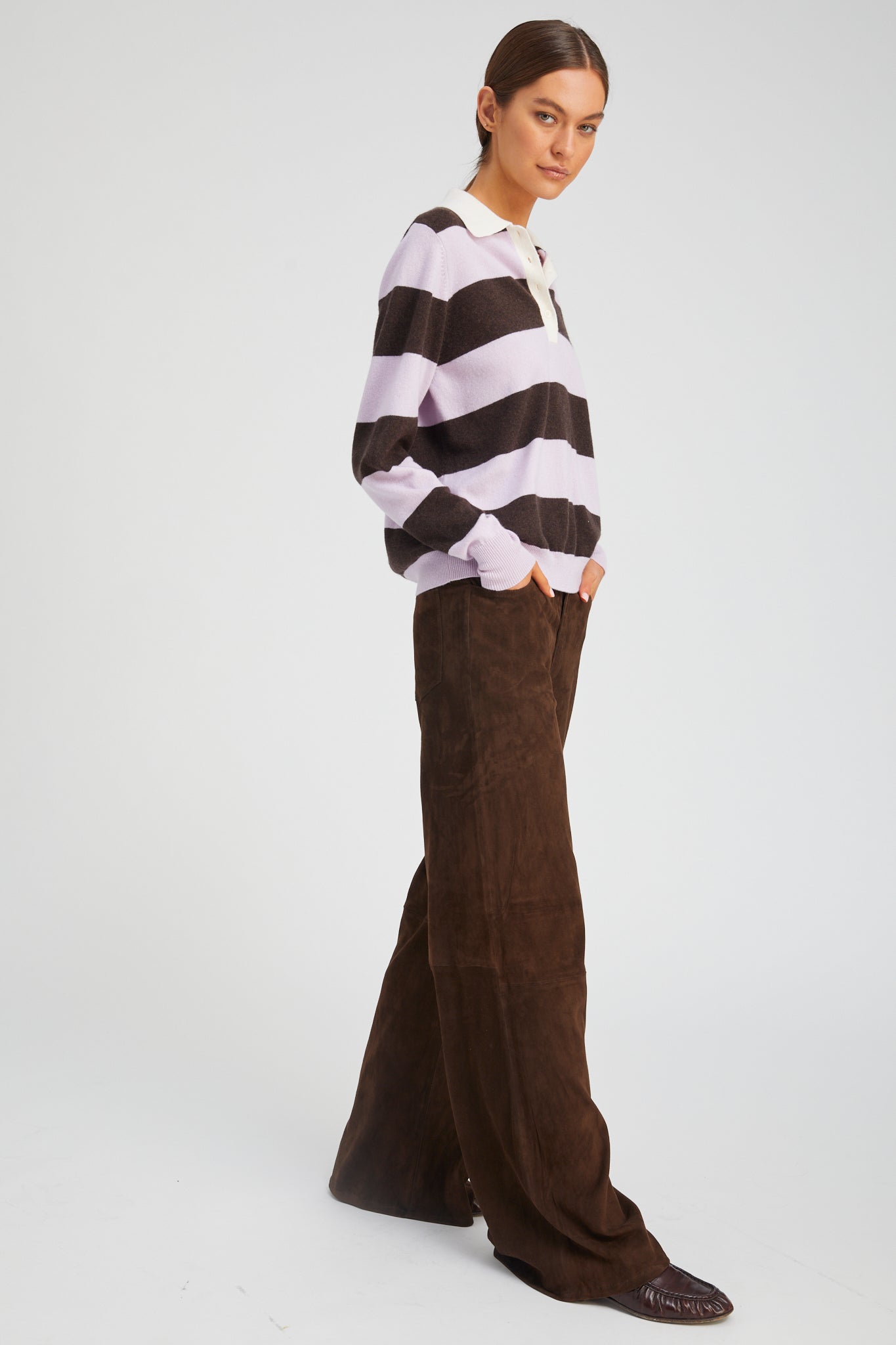 Cashmere Polo Sweater