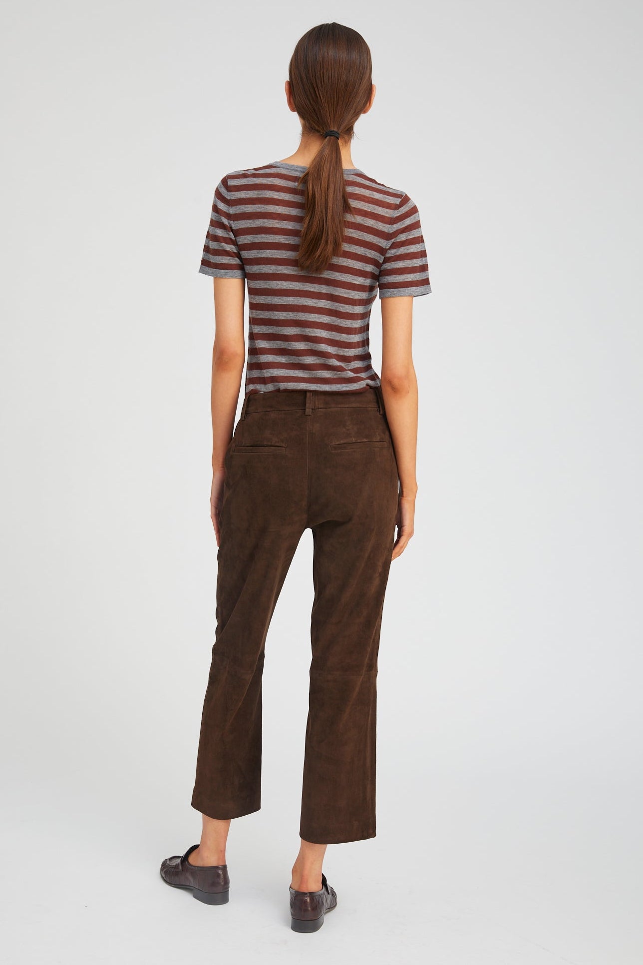 Americano Suede Cropped Trousers