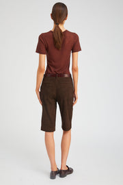 Americano Suede Bermuda Trouser Shorts