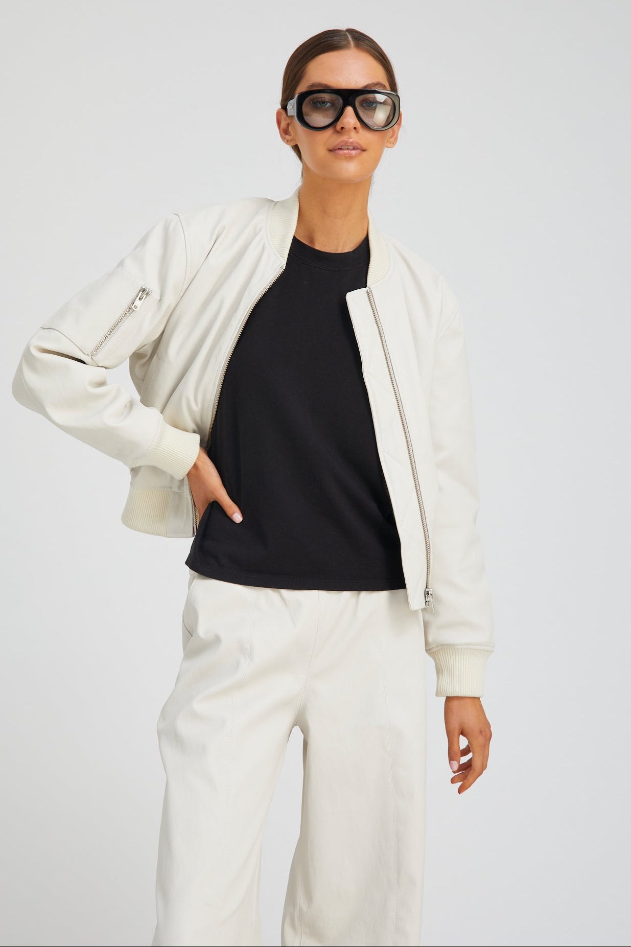 Leather Classic Bomber
