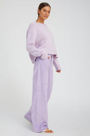Wide Leg Corduroy Trousers