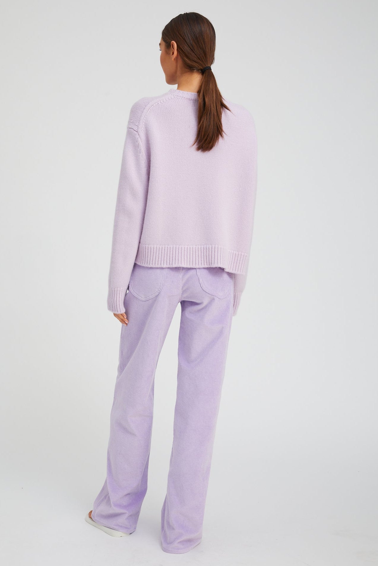 Lavender Heavy Cashmere Sweater