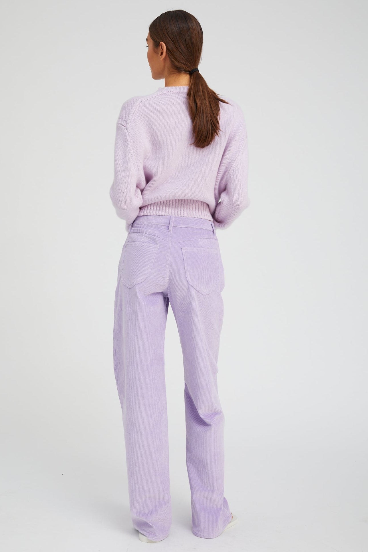 Wide Leg Corduroy Trousers