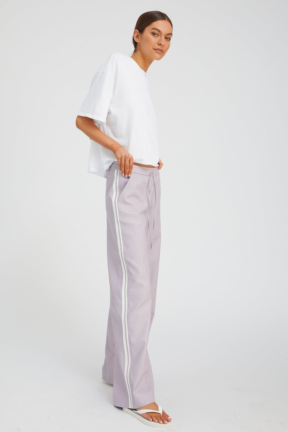 Leather Athletic Pants