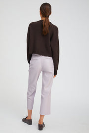Leather Cropped Trousers