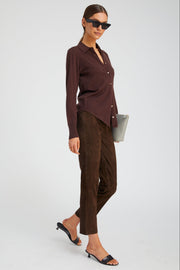 Fonda Cashmere Button Down