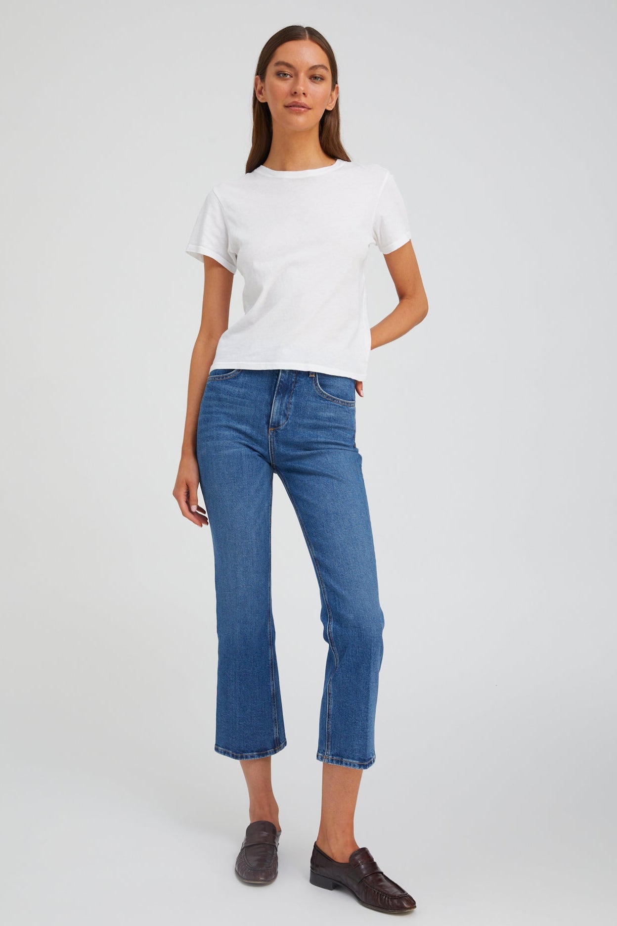 Charlotte Crop Flare Denim