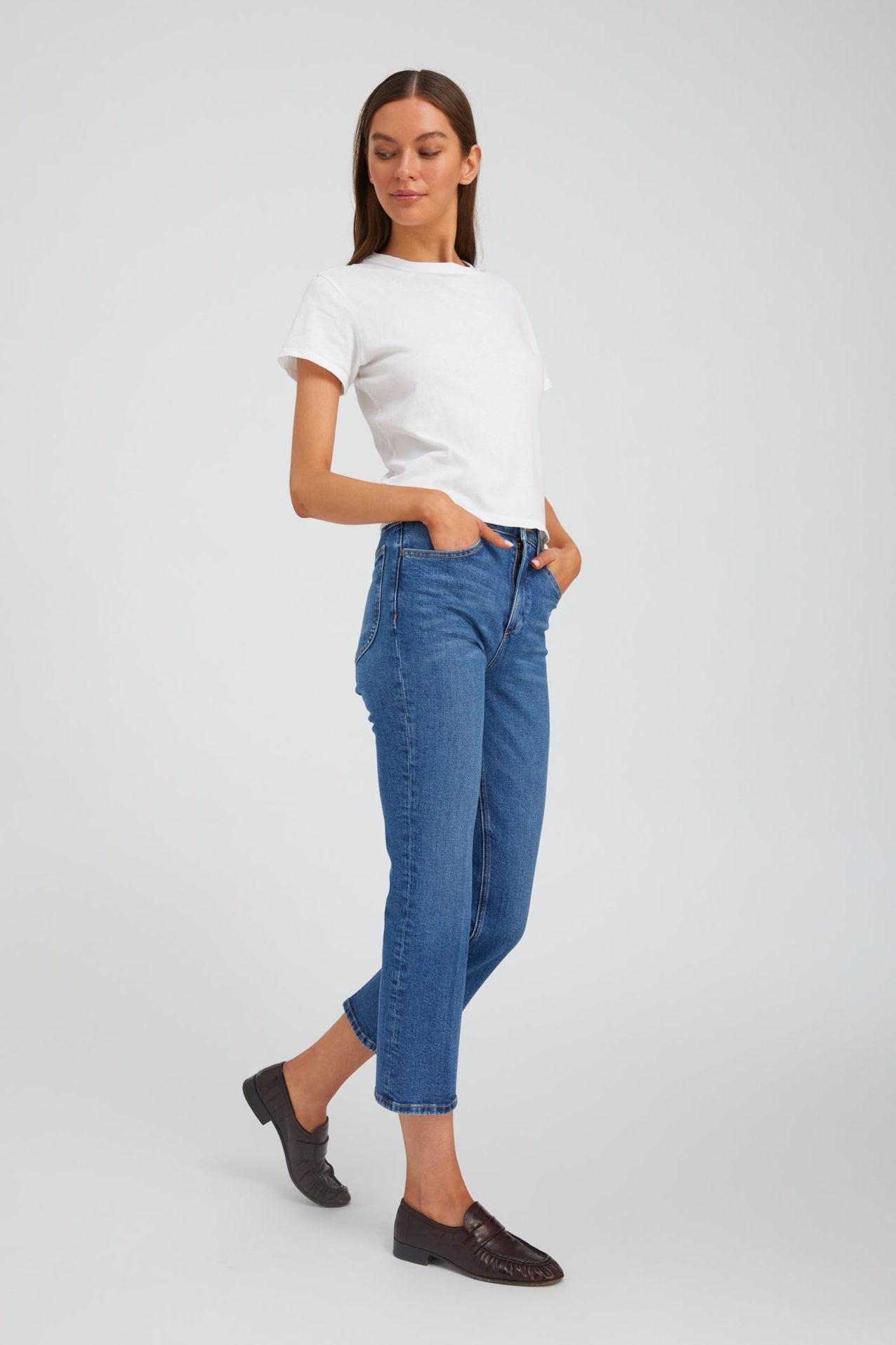 White Cotton Baby Tee