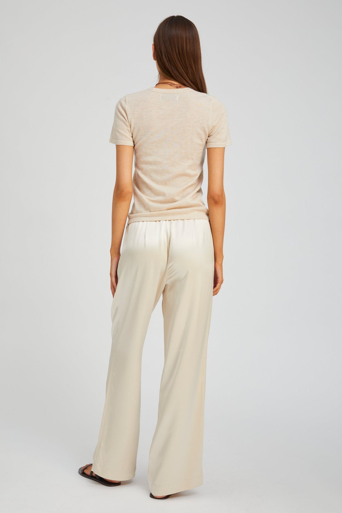 Champagne Silk Kauai Pants