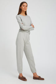 Heather Grey Long Sleeve Baby Tee