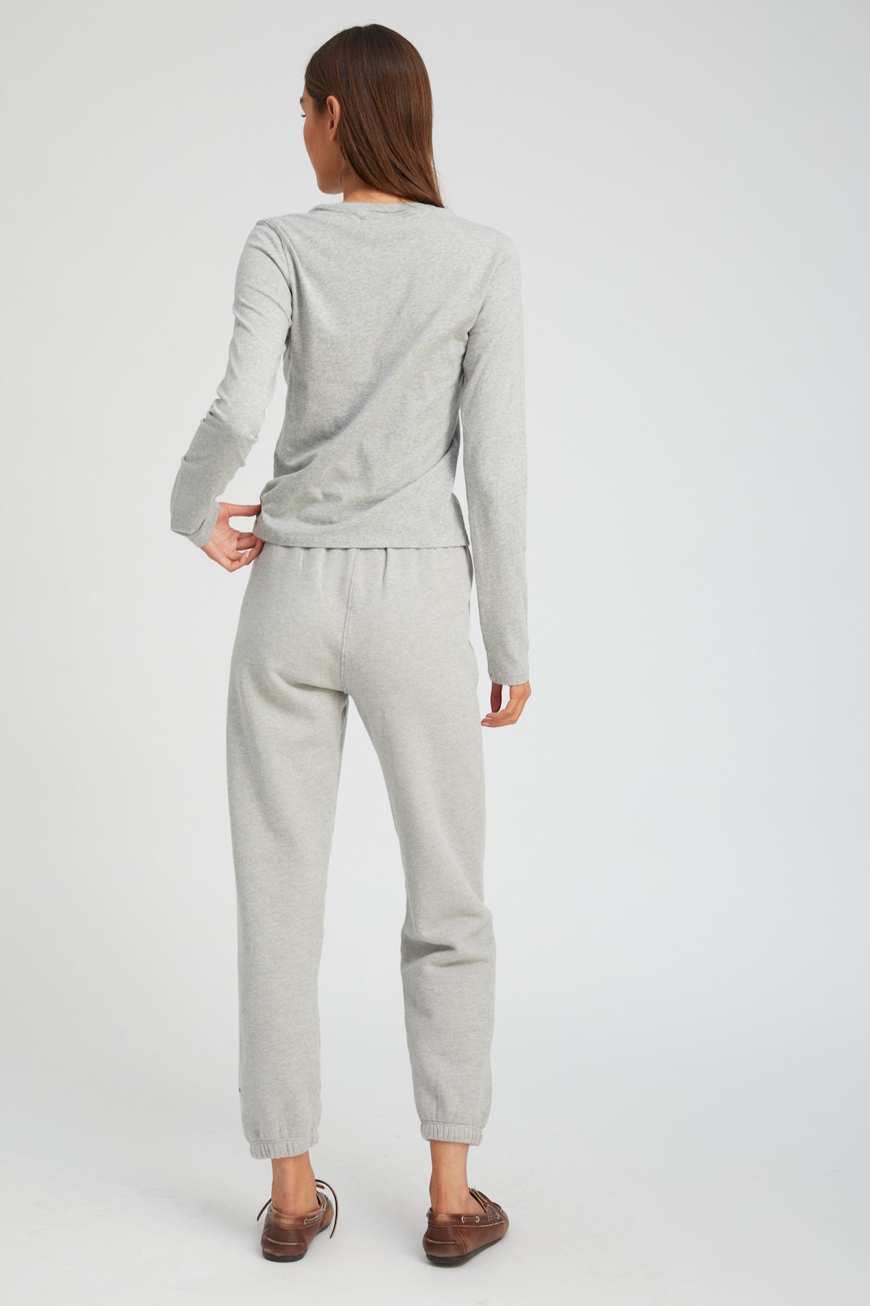 Heather Grey Long Sleeve Baby Tee