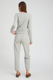 Heather Grey Long Sleeve Baby Tee