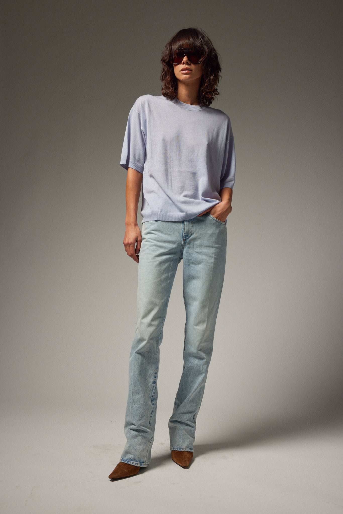 Relaxed Straight Leg Denim