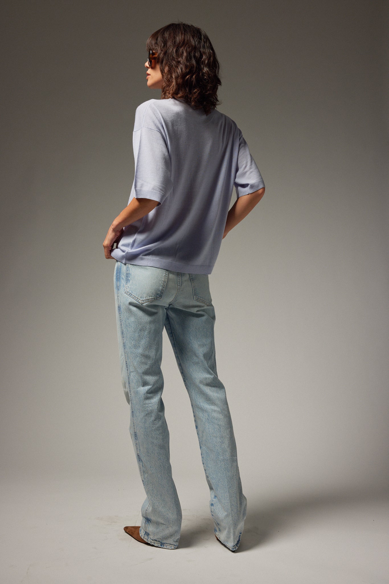 Cashmere Boxy Tee