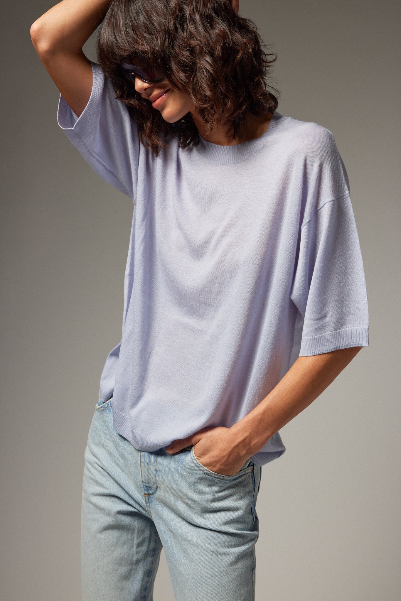 Cashmere Boxy Tee