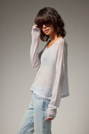 Tissue Off Shoulder Sweater