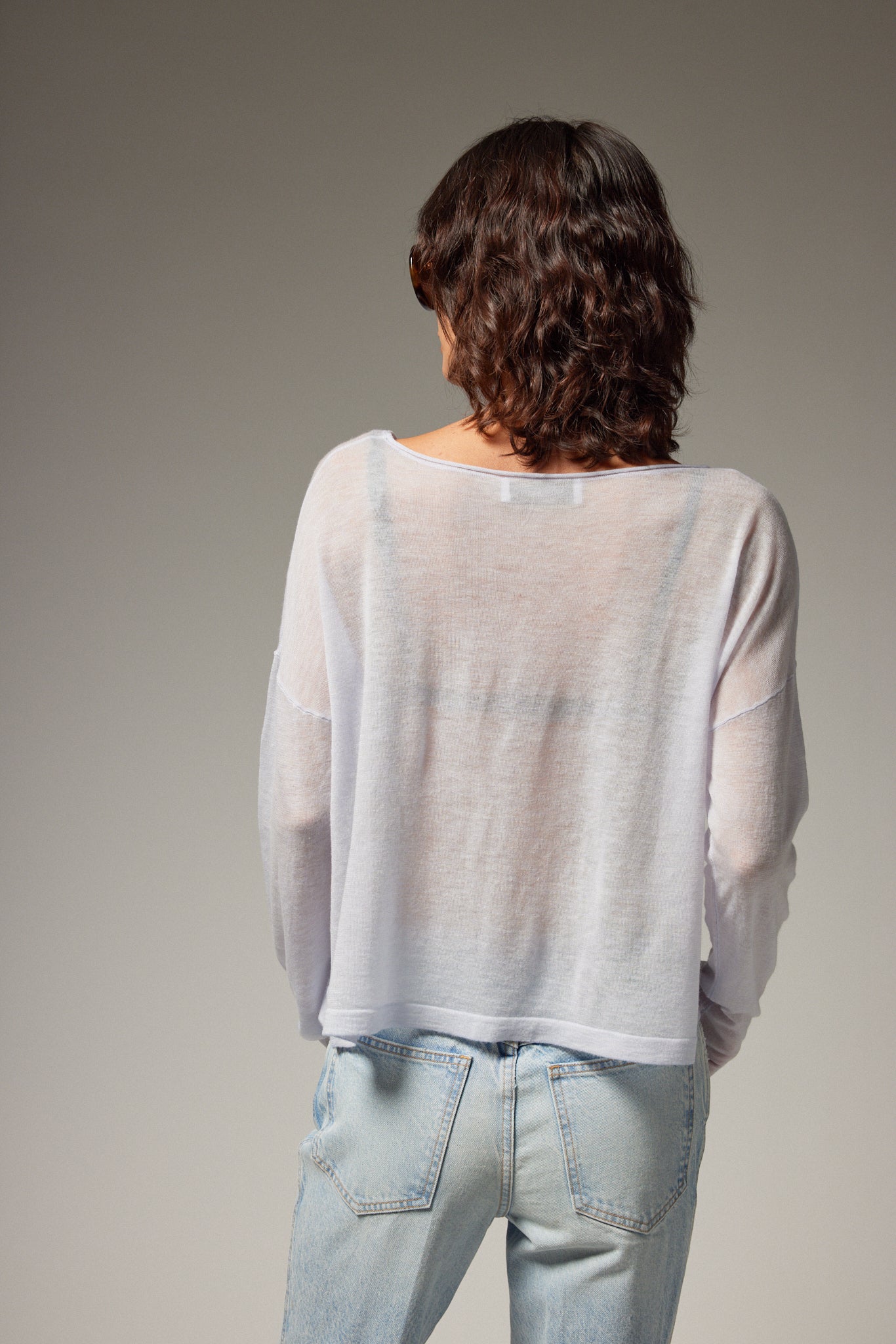 Tissue Off Shoulder Sweater