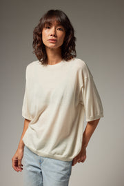 Chalk Cashmere Boxy Tee