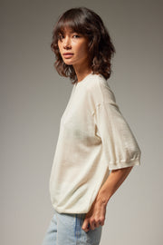 Chalk Cashmere Boxy Tee