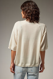 Chalk Cashmere Boxy Tee