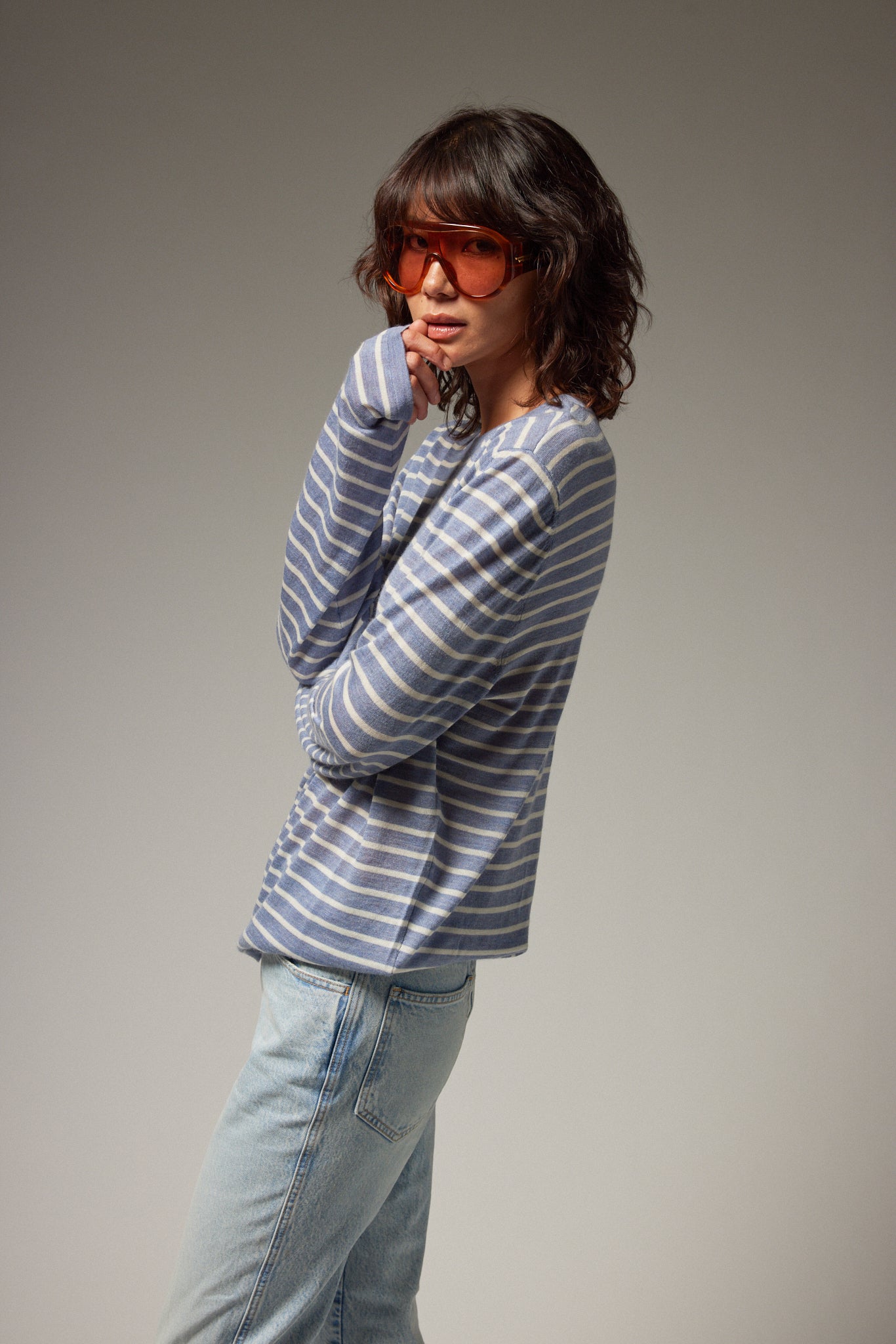 Cashmere Long Sleeve Tee
