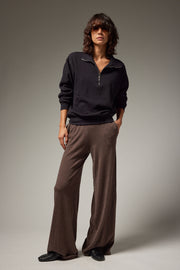 Wide Leg Fine Cashmere Pants