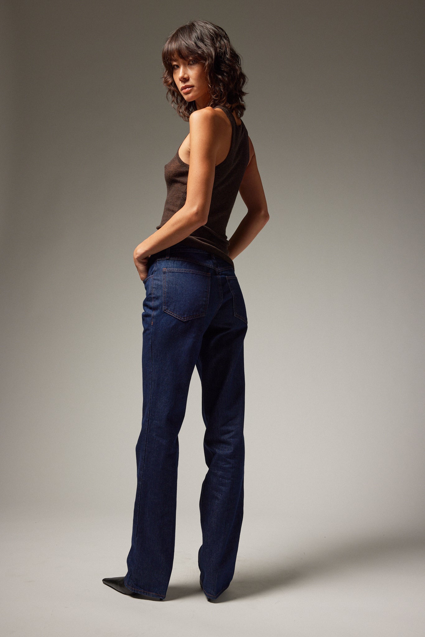 Relaxed Straight Leg Denim