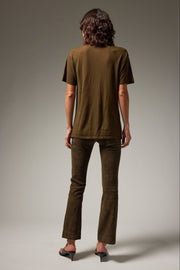 Suede Ankle Flare