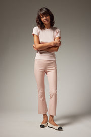 Grace Leather Crop Flare