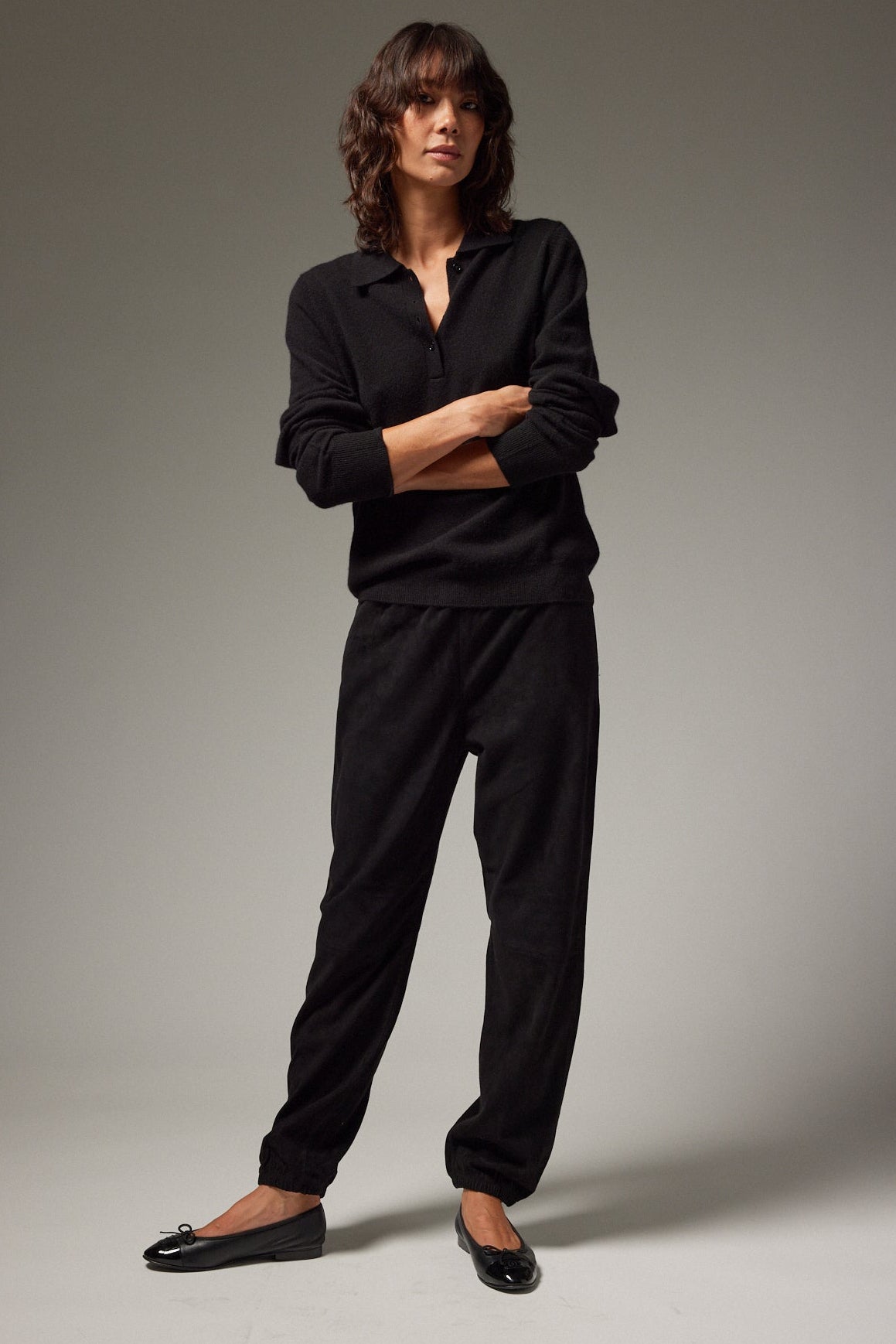 Suede Sweatpants