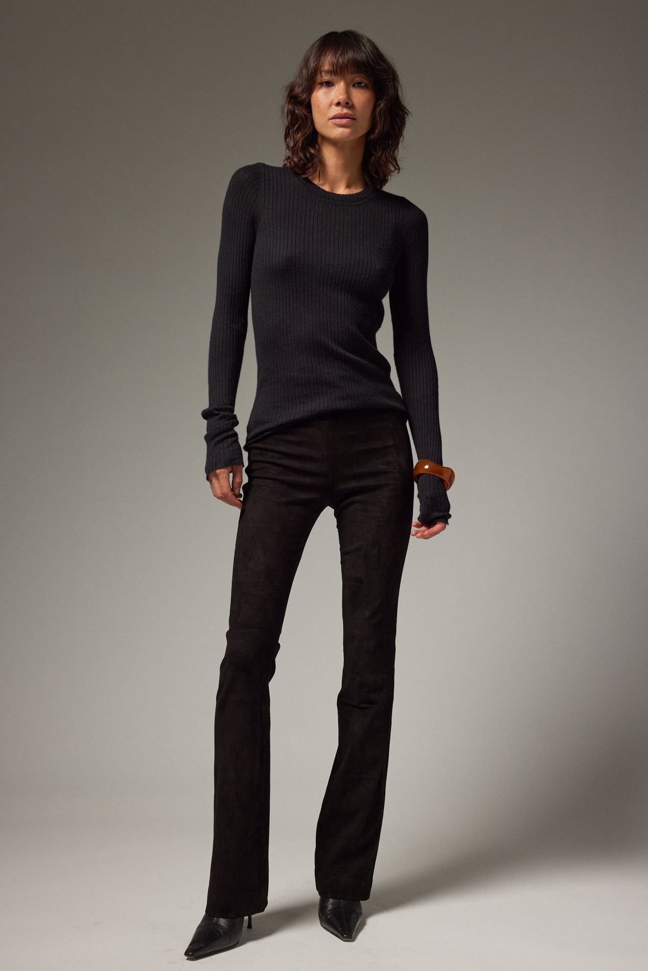 Suede Micro Flare