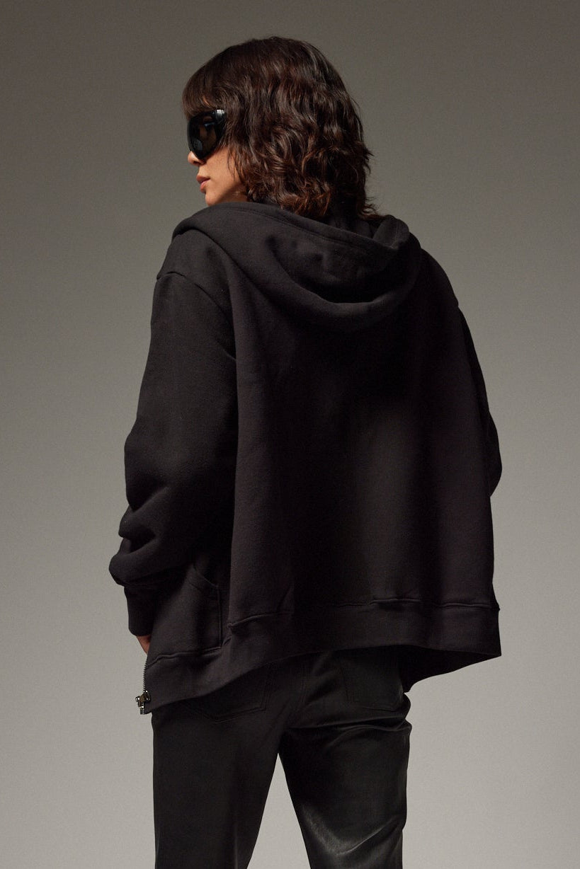 ZIPUP HOODIE BLACK – SPRWMN