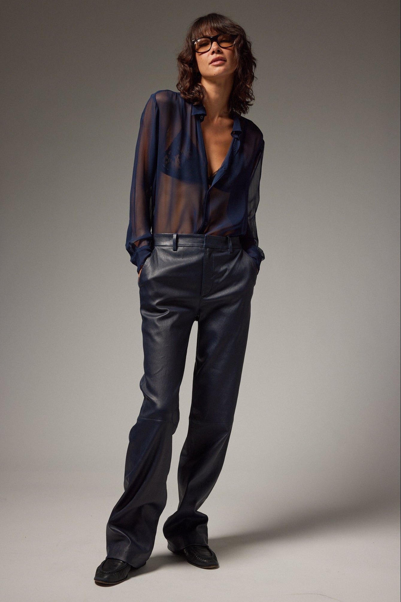 Classic Leather Trousers