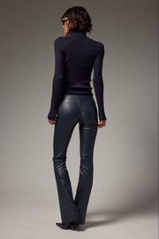Jane Leather Micro Flare