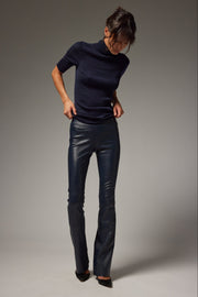 Jane Leather Micro Flare