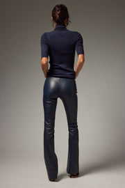 Jane Leather Micro Flare