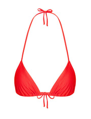 Red Triangle Bikini Top